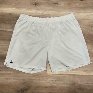JOOLA Ben Johns Fluid Shorts Pickleball Unlined Size 2XL Light Grey Drawstring